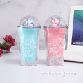 Summer Ice Cup Microview Straw Water Cup